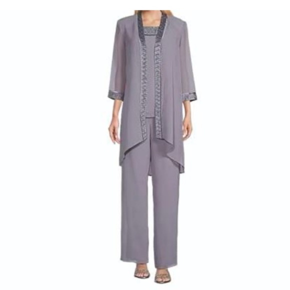Le Bos Other - New Le Bos womens 3 Pc Pleated Charmuse Pant Set 16W